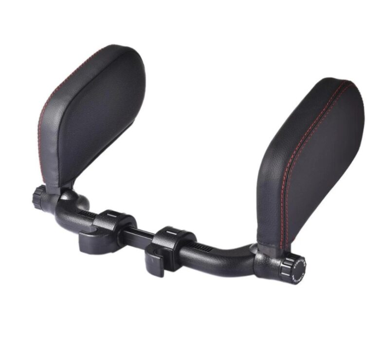 Adjustable Car Headrest Pillow – Soft Leather Neck Support for Travel & Sleep - Image 6